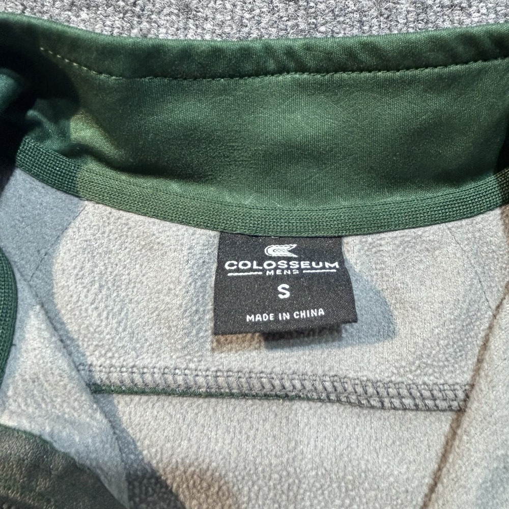 Michigan State University MSU Spartans Quarter Zip Gray Light Jacket Mens Small - Picture 7 of 10